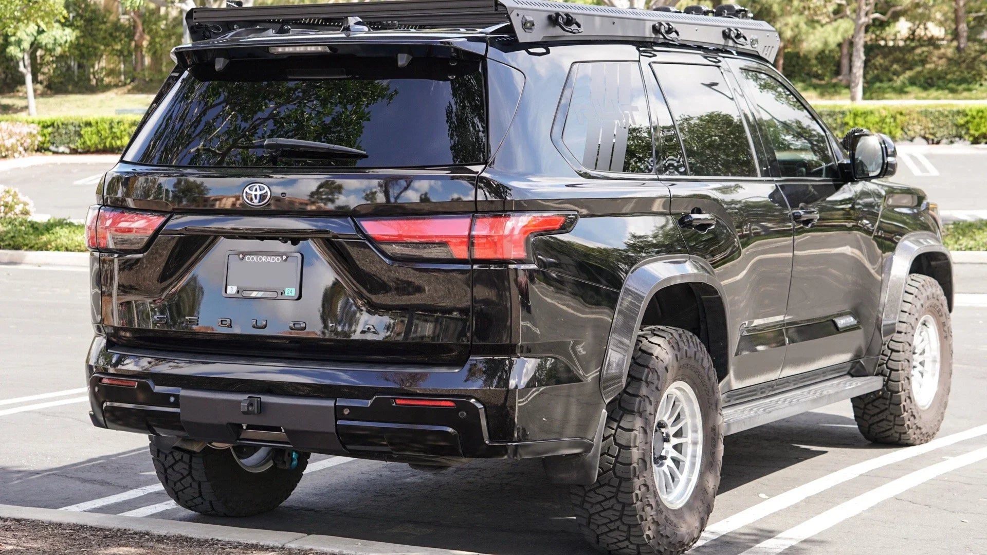 2023-Current Toyota Sequoia Rear Hitch Skid Cover/Rear Recovery Point