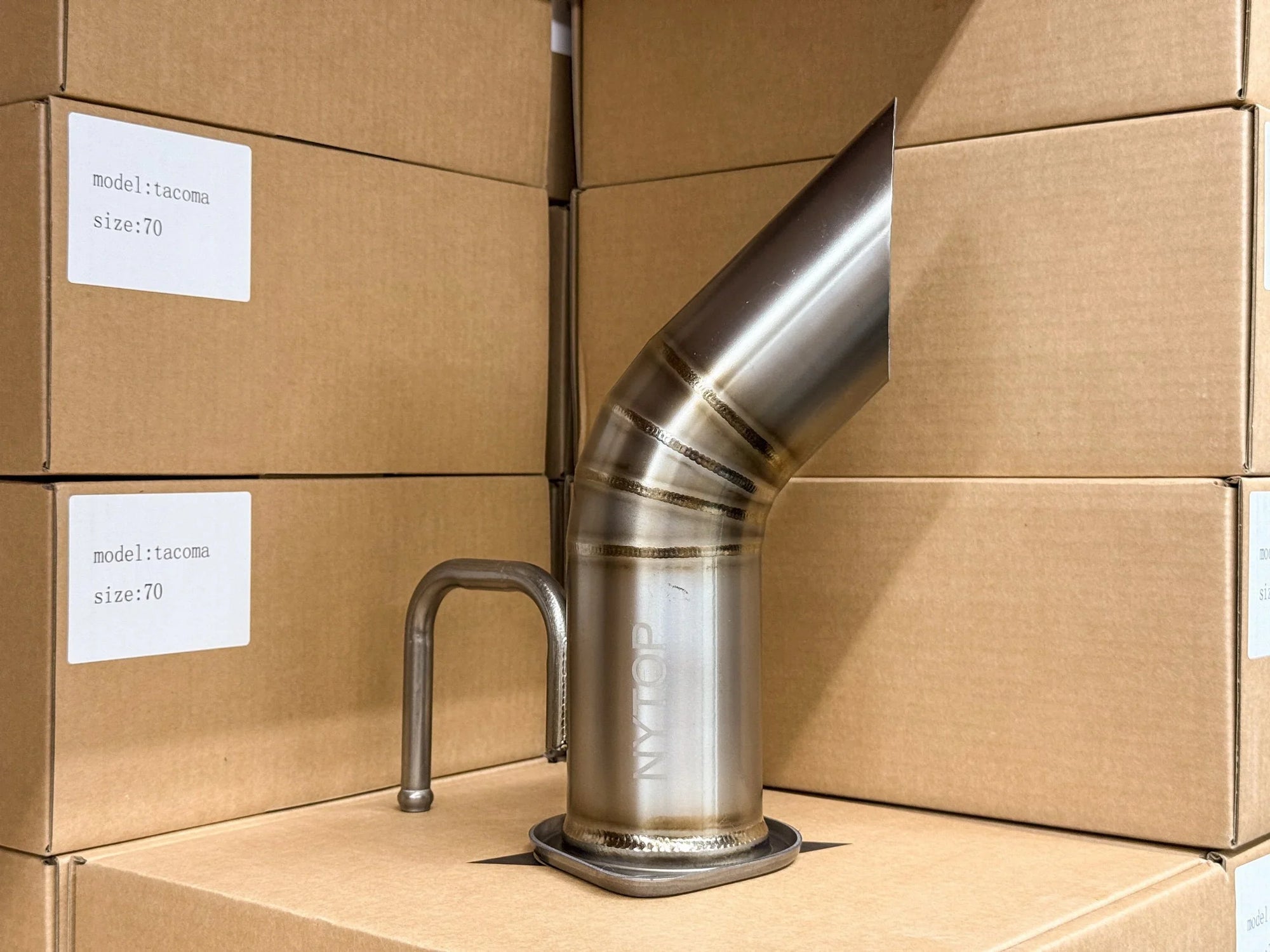 2024-Current Toyota Tacoma Titanium Axle Dump Exhaust Tip