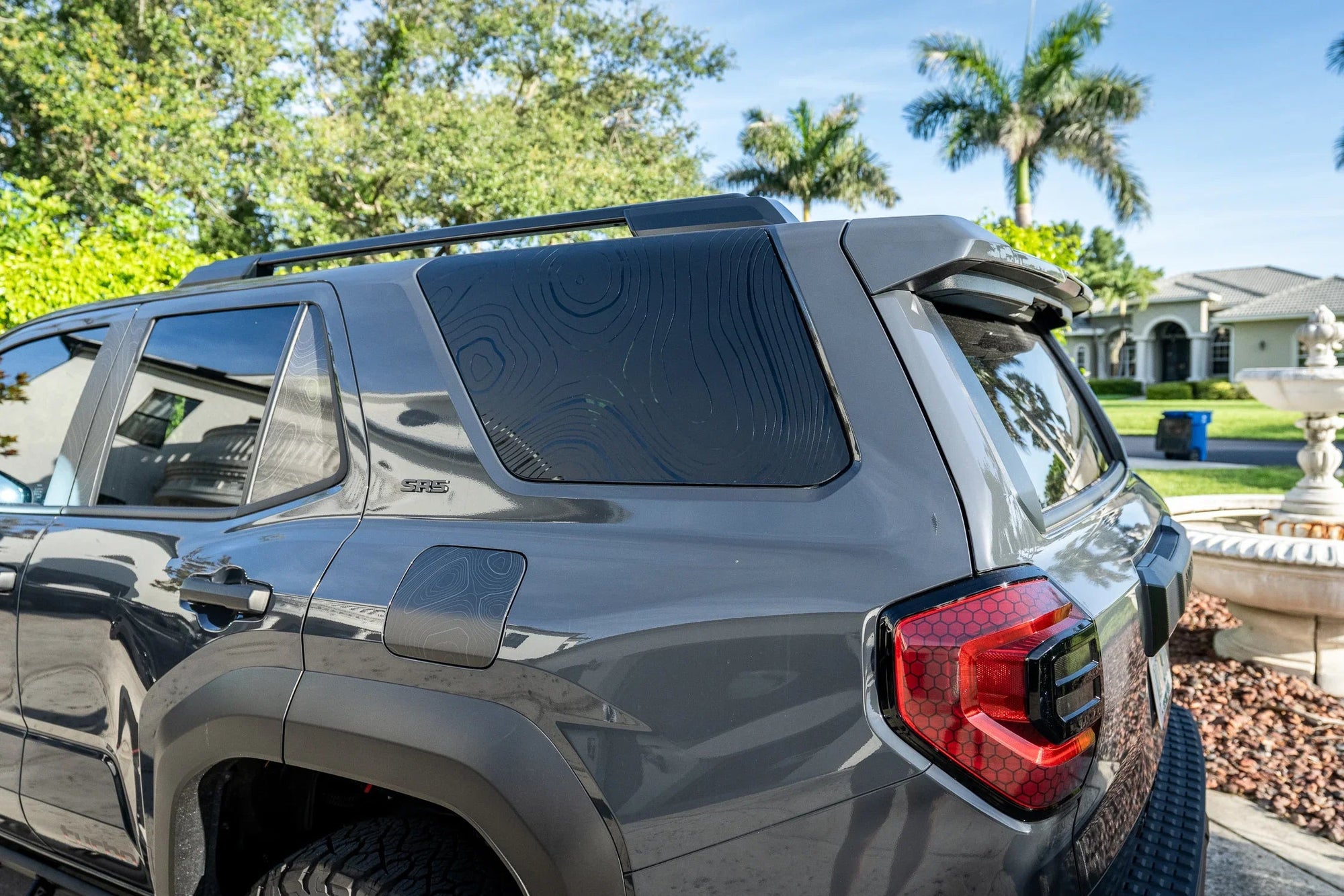 Topographic Rear Window Overlay V2 - 2025+ 4Runner