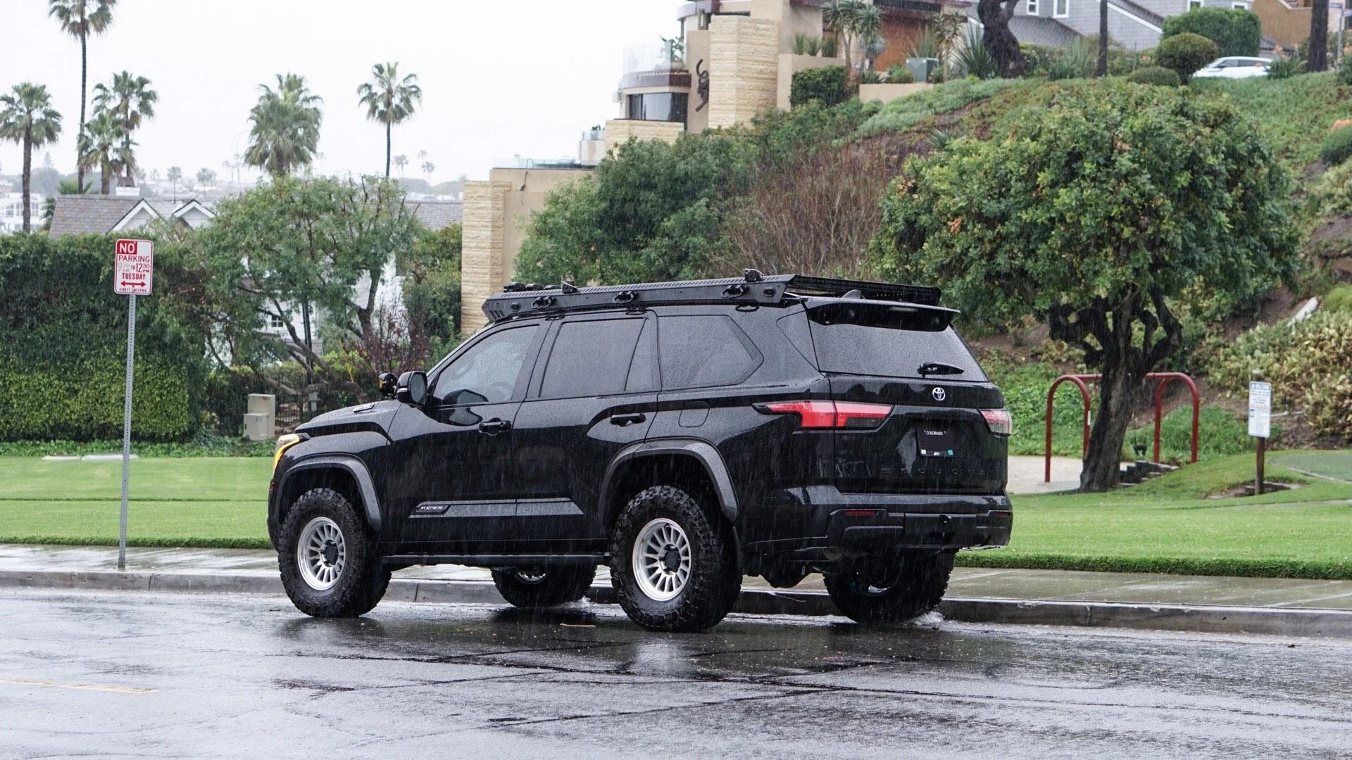 2023-Current Toyota Sequoia Rear Hitch Skid Cover/Rear Recovery Point