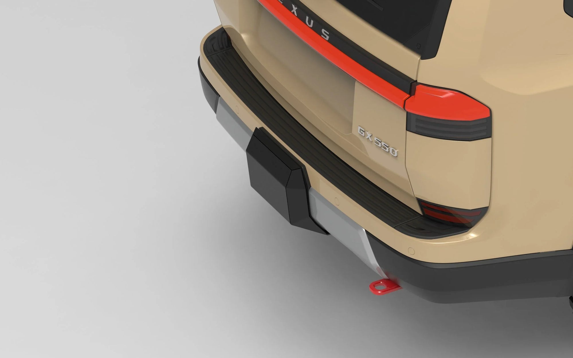 2024-Current Lexus GX550 Rear Hitch Skid Cover