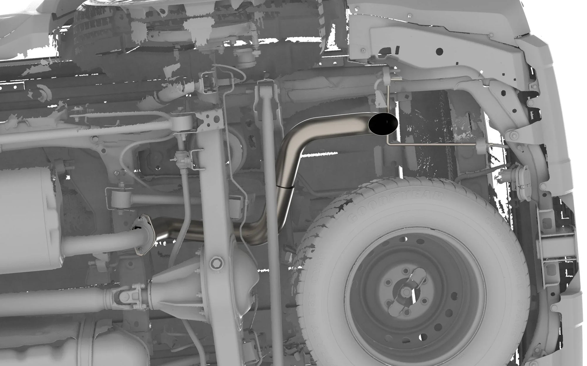 2025-Current Toyota 4Runner Titanium Axle Dump Exhaust